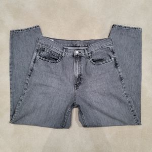 Jeans GAP Size 30/ 10T tall Barrel High Rise women's gray denim